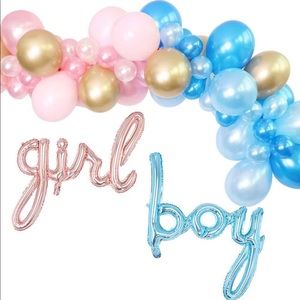 75ct Gender Reveal Balloon Garland Kit